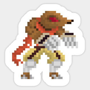 Pixel Bakuryu the Mole Sticker